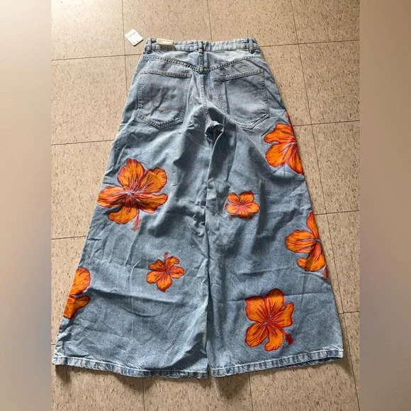 Free People Palisades Wide Leg Jeans - Picture 2 of 7